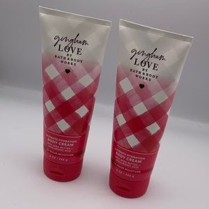 Bath & Body Works X2 GINGHAM LOVE Ultimate Hydration Body Creams